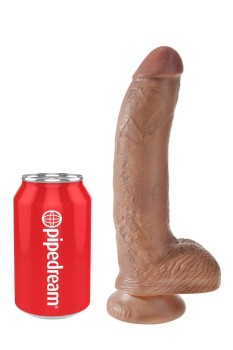 Przejdź do produktu KING COCK 9 INCH COCK WITH BALLS TAN