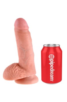 Przejdź do produktu KING COCK 7 INCH COCK WITH BALLS LIGHT