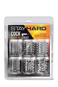 Przejdź do produktu STAY HARD COCK SLEEVE KIT CLEAR