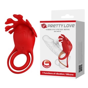 Przejdź do produktu PRETTY LOVE   VIBRATION PENIS RING, Ruben, 7 vibration functions