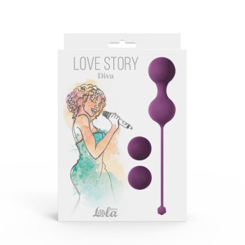 Przejdź do produktu Vaginal balls set Love Story Diva Lavender Sunset