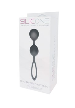 Przejdź do produktu Kulki PALLINE BLACKBERRIES PUSSY SILICONE BLACK