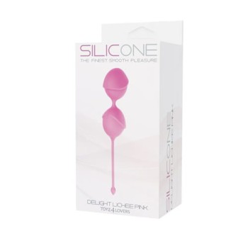 Przejdź do produktu Kulki PALLINE DELIGHT PUSSY LICHEE SILICONE PINK