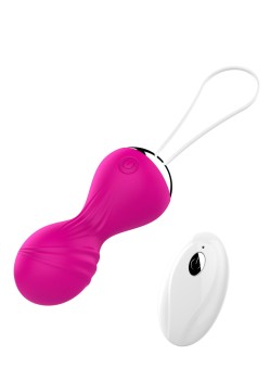 Przejdź do produktu Kulki Vibrating Silicone Kegel Balls USB 10 Function / Remote control  Pink