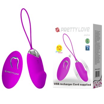 Przejdź do produktu PRETTY LOVE  JULIA, 12 vibration functions Wireless remote control