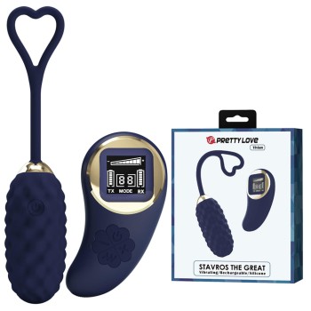 Przejdź do produktu PRETTY LOVE   Vivian Blue, 10 vibration functions 9 speed levels Wireless remote control