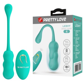 Przejdź do produktu PRETTY LOVE   LESHY Dream Chaser 4, Green, 12 vibration functions Wireless remote control