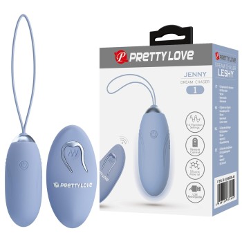 Przejdź do produktu PRETTY LOVE   JENNY Dream chaser 1, Blue, Wireless remote control 12 vibration functions