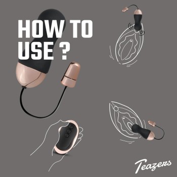 Przejdź do produktu Teazers Vibrating Egg With Remote Control