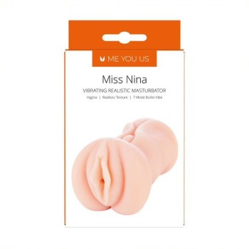 Przejdź do produktu Masturbator  Me You Us Miss Nina Premium Vibrating Realistic Masturbator Flesh