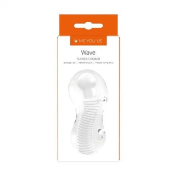 Przejdź do produktu Masturbator  Me You Us Wave Sucker Stroker Male Masturbator Transparent