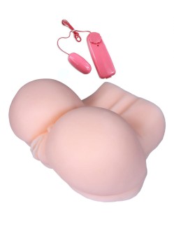 Przejdź do produktu Masturbator Vibrating Life Sized Pussy &amp; Ass XXL   quality II