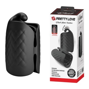 Przejdź do produktu PRETTY LOVE   Black Glans Trainer, 10 vibration functions